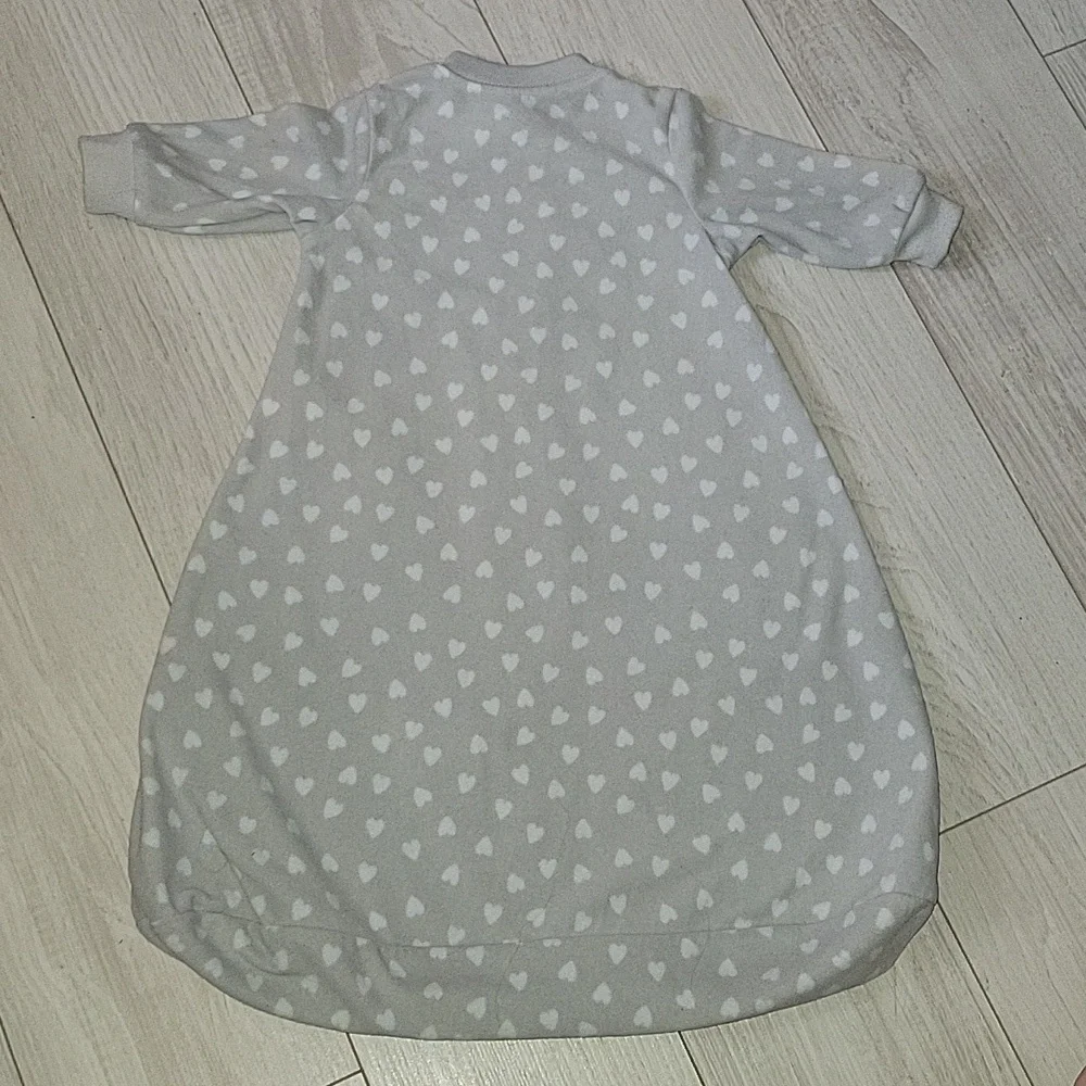 Carter’s Fleece Heart Polka Dot Zipper Sleep Sack - Girls - Small - Picture 2 of 3